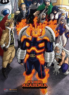 My Hero Academia S6 - Key Visual Group Hero Wallscroll