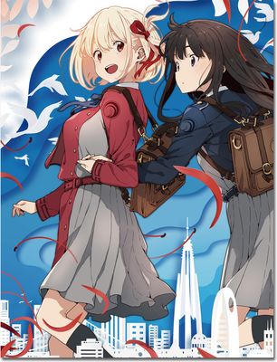 Lycoris Recoil - Key Art #01 Throw Blanket Lycoris Recoil - Key Art #01 Throw Blanket