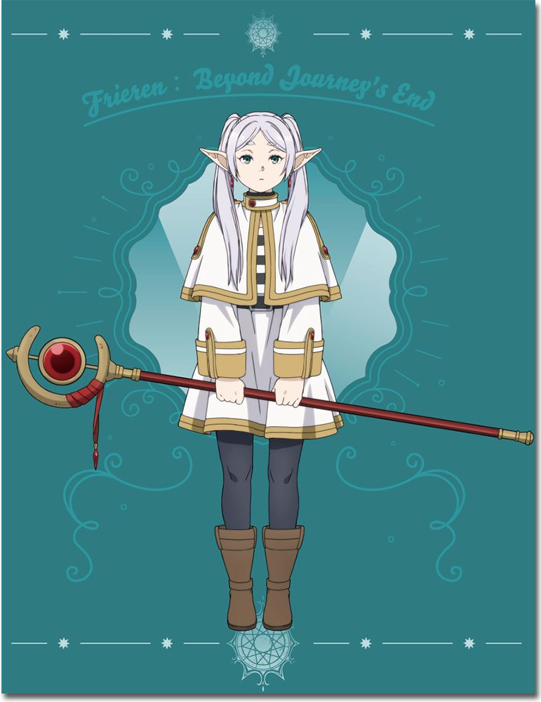 Frieren Beyond Journey'S End - Frieren Color Throw Blanket