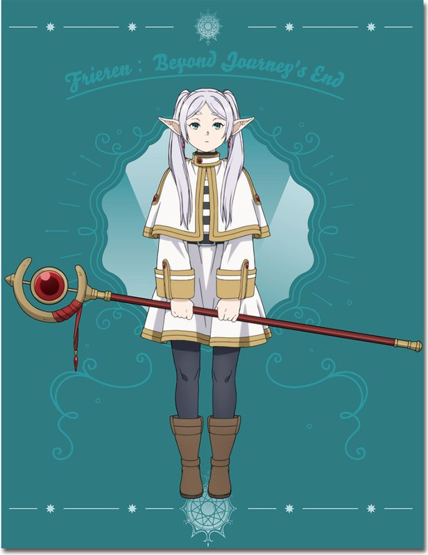 Frieren Beyond Journey'S End - Frieren Color Throw Blanket