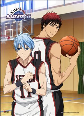 Kuroko'S Basketball - Kuroko & Kagami Ball Court Fabric Poster