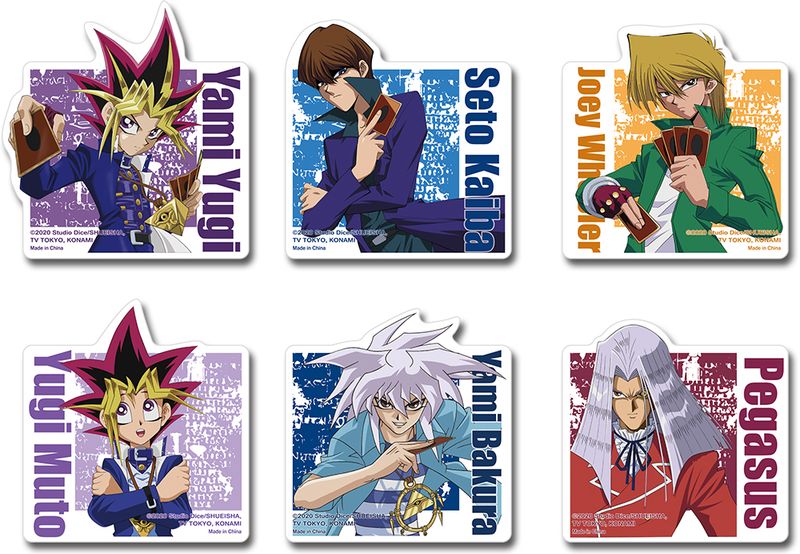 Yu-Gi-Oh! - Character With Pattern Die-Cut Sticker Set