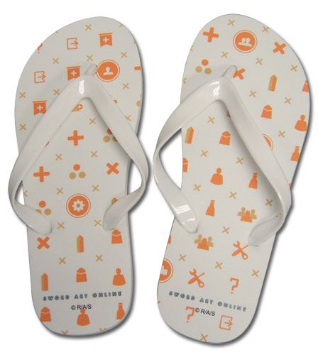 Sword Art Online Menu Icon Sandals Uni-Sex ( 26Cm)