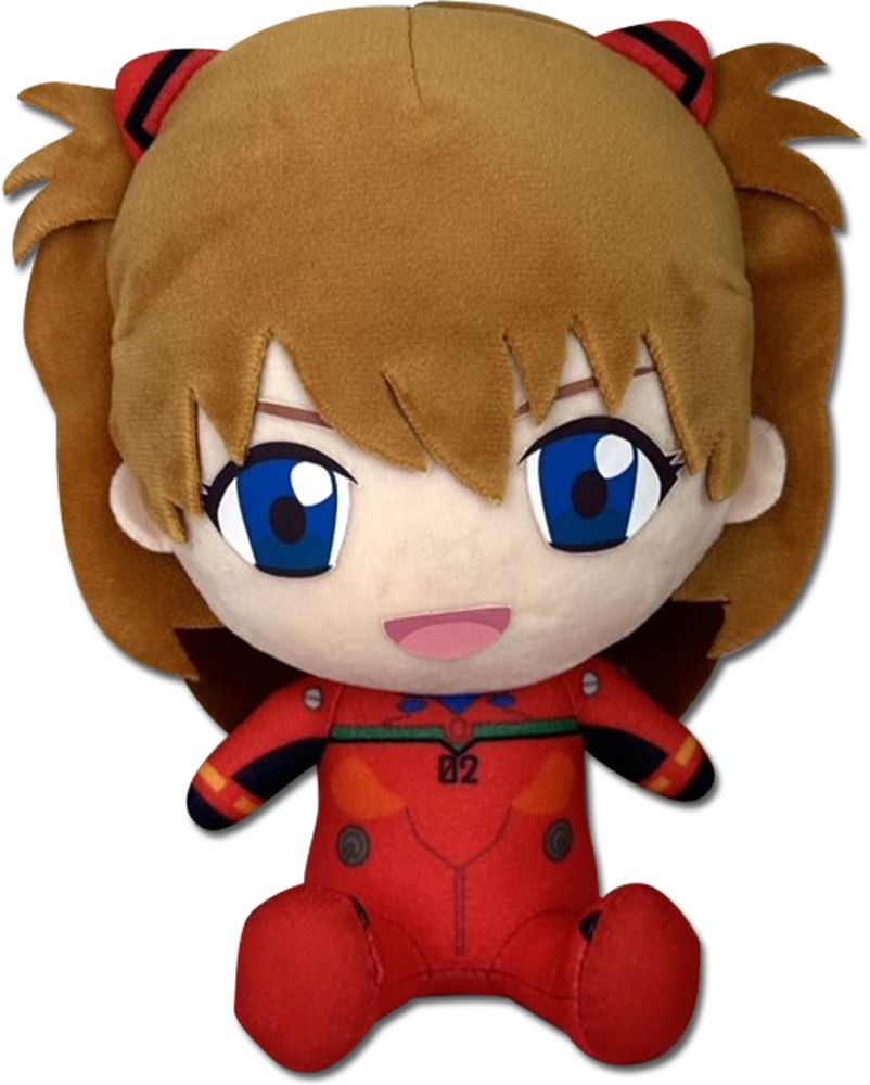 Evangelion New Movie - Asuka Sitting Plush 7'' H