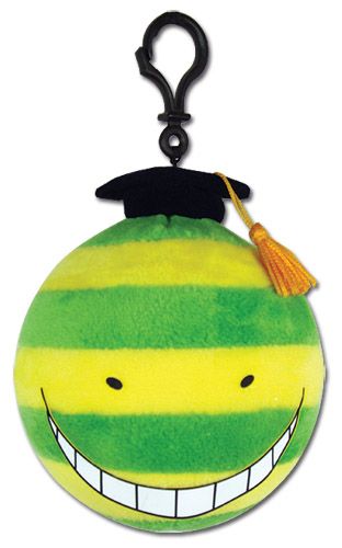 Assassination Classroom - Koro Green Stripe Plush 4''