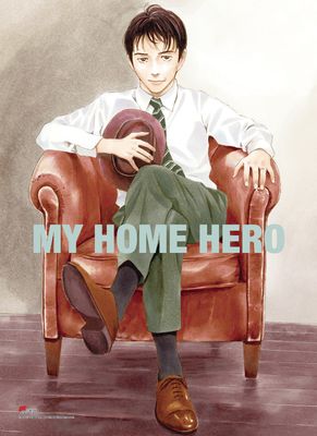 My Home Hero (Comic) - Tetsuo Tosu Sitting On The Sofa Wallscroll