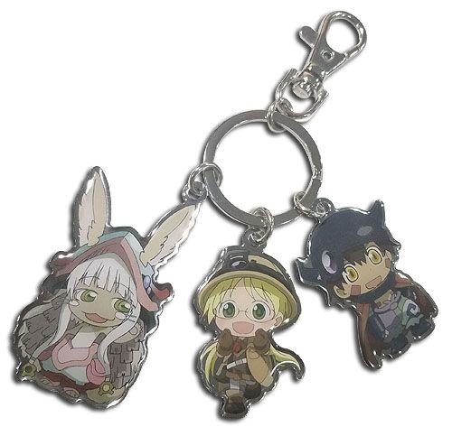 Made In Abyss - Trio Metal Keychain