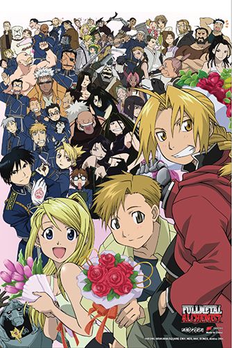 Fullmetal Alchemist - Group Paper Poster