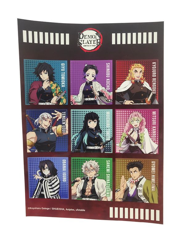 Demon Slayer - Hashira #01 Sticker Set