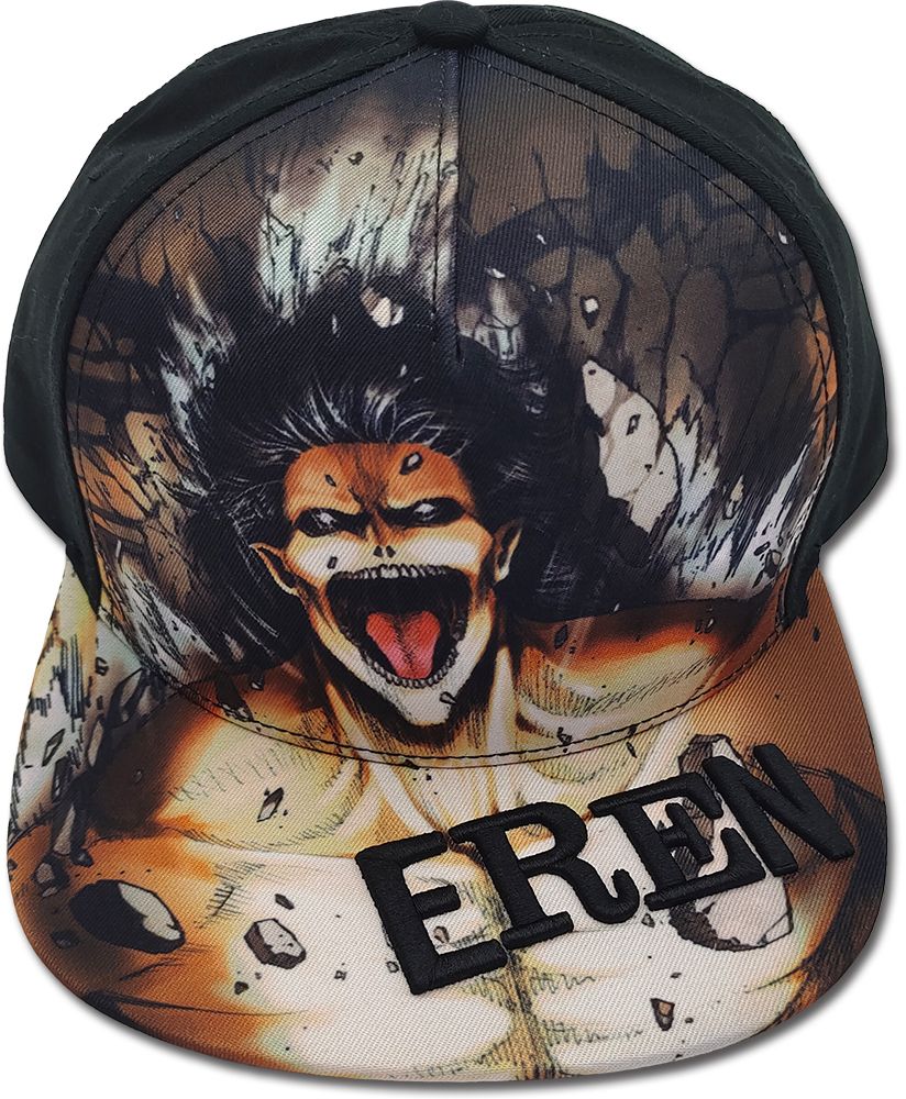 Attack On Titan Manga - Eren Titan Mode Fitted Cap