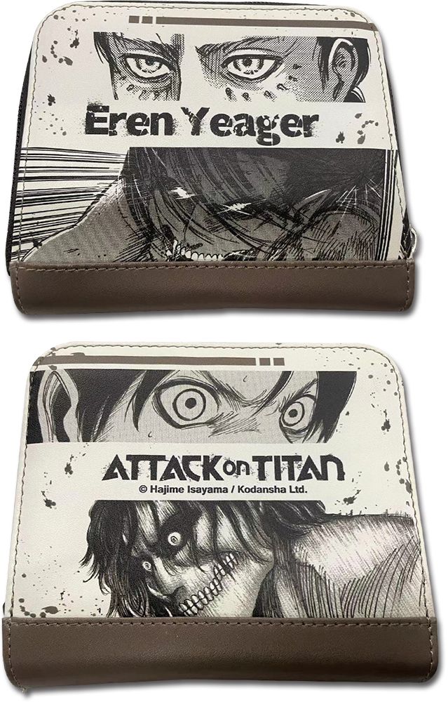 Attack On Titan Manga - Eren Yeager Screenshot Wallet #O