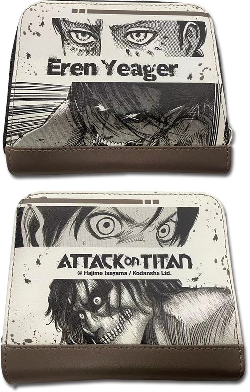 Attack On Titan Manga - Eren Yeager Screenshot Wallet #O