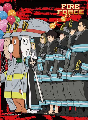 Fire Force - Group Teaser Art Wall Scroll
