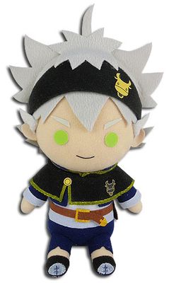 Black Clover - Asta Sitting Pose Plush 6'' Black Clover - Asta Sitting Pose Plush 6''