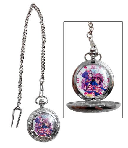 No Game No Life - Sora & Shiro Pocket Watch