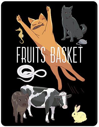 Fruits Basket - Animals Throw Blanket Fruits Basket - Animals Throw Blanket