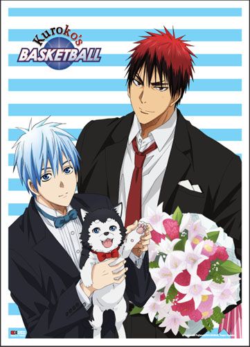 Kuroko'S Basketball - Kuroko, Kagami & Tetsuya #2 Wall Scroll