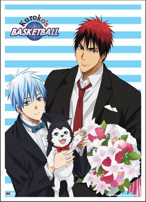 Kuroko'S Basketball - Kuroko, Kagami & Tetsuya #2 Wall Scroll