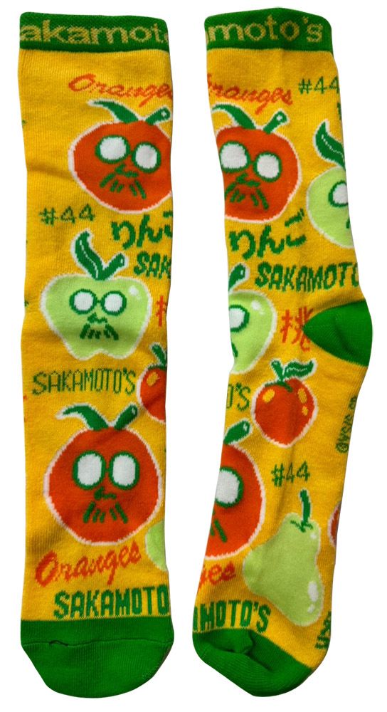 Sakamoto Days - Sakamoto'S Different Fruit Look Socks 17''H