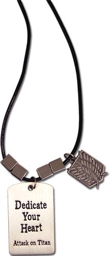 Attack On Titan - Cadet With Metal Tag Necklace