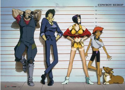 Cowboy Bebop - Line-Up Wallscroll