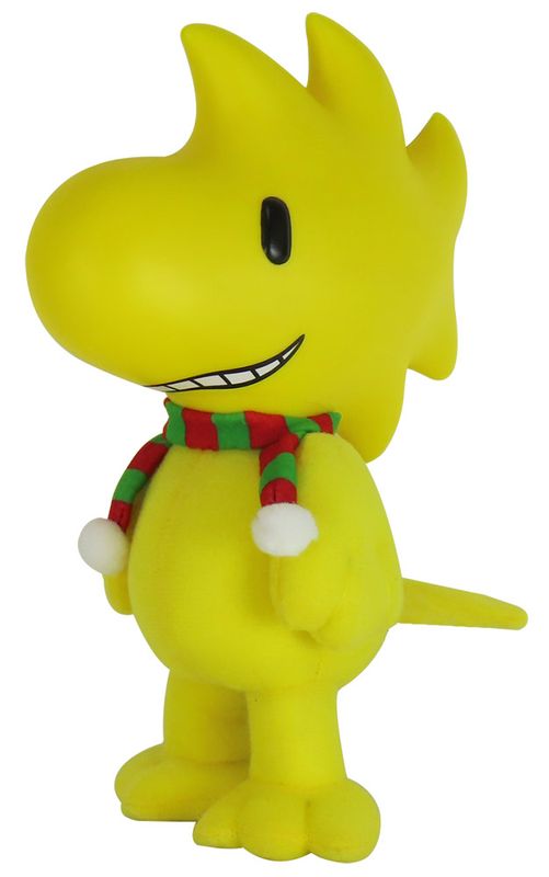 Peanuts - Woodstock Striped Scarf Figurekey Plush 6'' H