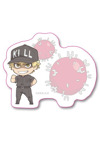 Cells At Work! - Sd Killer T-Cell Die-Cut Memo Pad