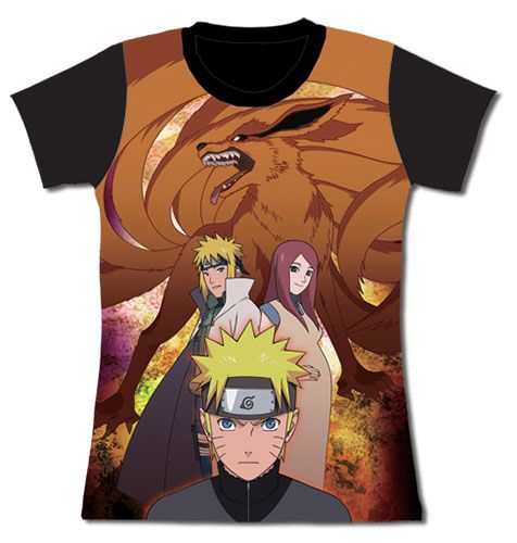 Naruto Shippuden - Group Jrs. Sublimation T-Shirt S