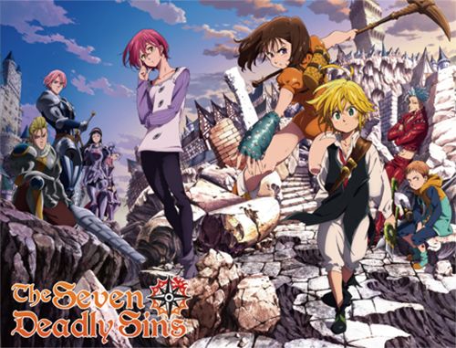 The Seven Deadly Sins - Group Sublimation Throw Blanket The Seven Deadly Sins - Group Sublimation Throw Blanket