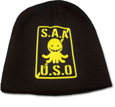 Assassination Classroom - Yellow S.A.A.U.S.O. Logo Beanie