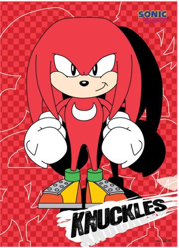 Sonic Classic Knuckles Wall Scroll Sonic Classic Knuckles Wall Scroll