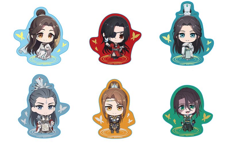 Heaven Official'S Blessing S2 - Sd Character Die-Cut Sticker Set 3''W