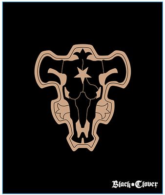 Black Clover - The Black Bulls Cloak Throw Blanket Black Clover - The Black Bulls Cloak Throw Blanket