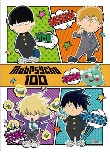 Mob Psycho 100 - Sd Characters Wall Scroll