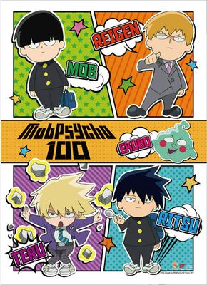 Mob Psycho 100 - Sd Characters Wall Scroll