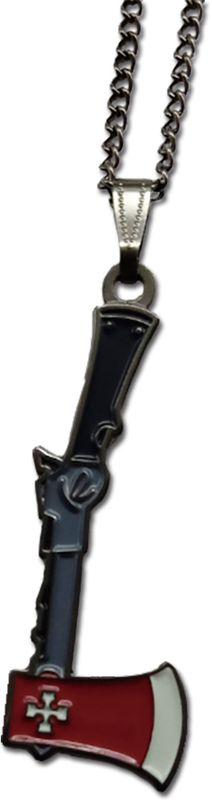 Fire Force - Seven Style Fire Fight Battle Axe Necklace