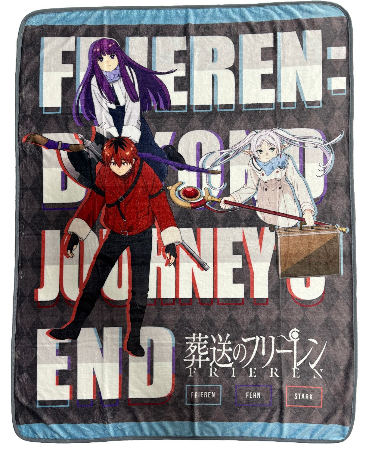 Frieren Beyond Journey'S End - Frieren With New Party Throw Blanket