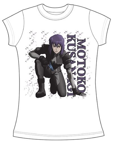 Ghost In The Shell - Motoko Jrs. Screen Print T-Shirt Xxl