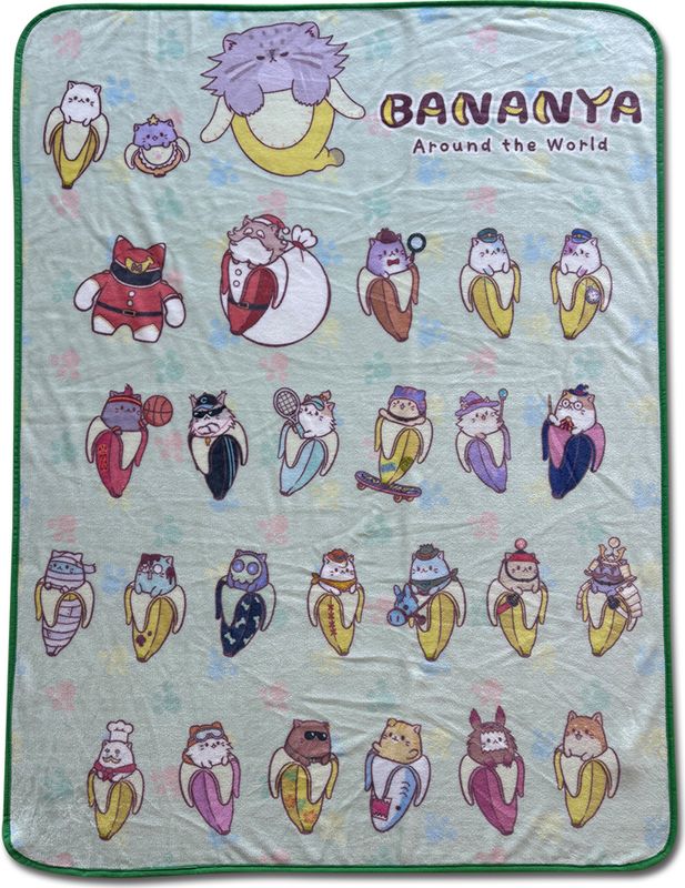 Bananya S3 - Characters Throw Blanket