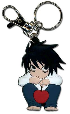 Death Note L Sd Pvc Keychain