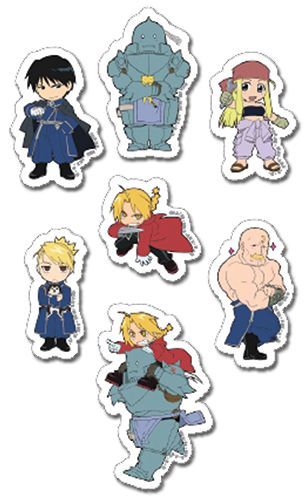 Fullmetal Alchemist - Puffy Sticker Set