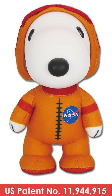 Peanuts - Snoopy Astronaut Figurekey Plush 4.5''