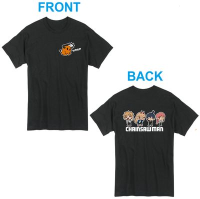 Chainsaw Man - Pochita, Denji, Makima, Aki And Power Sd Version T-Shirt Xl
