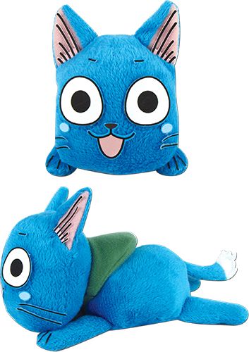 Fairy Tail - Happy Lie Prone Posture Plush 4''