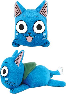Fairy Tail - Happy Lie Prone Posture Plush 4''