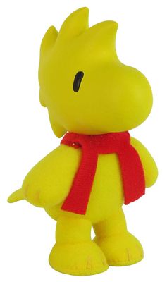 Peanuts - Woodstock Red Scarf Figurekey Plush 4''