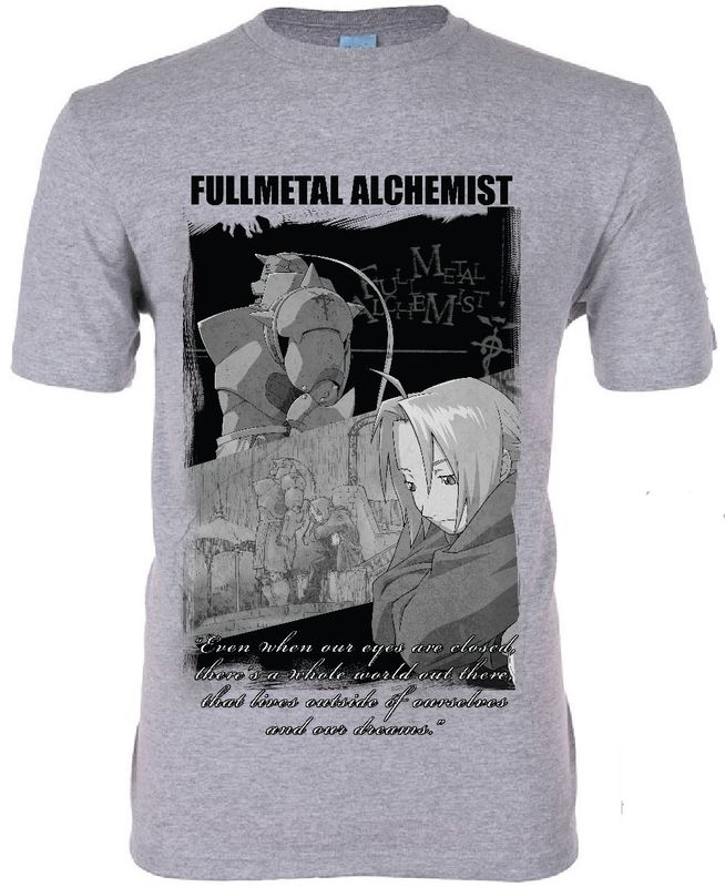 Fullmetal Alchemist - Group Men'S T-Shirt M