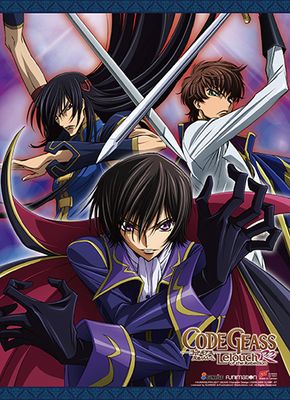 Code Geass S2 - Lelouch, Suzaku & Lee Wall Scroll