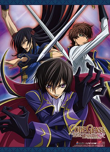 Code Geass S2 - Lelouch, Suzaku & Lee Wall Scroll