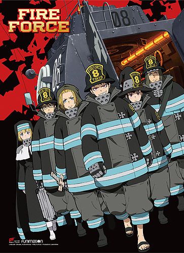 Fire Force - Key Art High-End Wall Scroll
